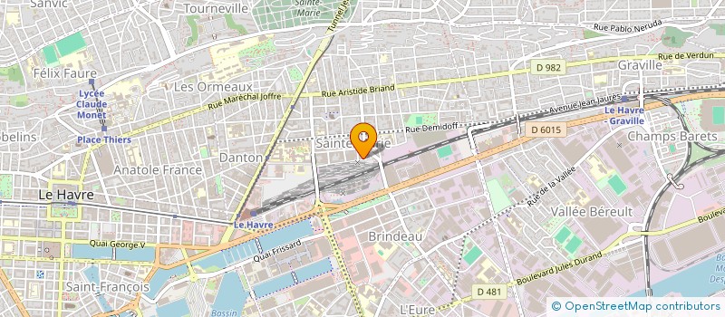 localisation de l'entreprise MONSIEUR REMY DEHAINAULT  LE HAVRE