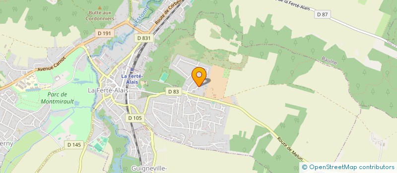 localisation de l'entreprise MONSIEUR REMY DELAGE  LA FERTE-ALAIS