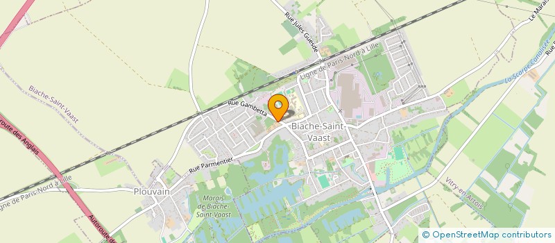 localisation de l'entreprise MONSIEUR REMY DELBENDE  BIACHE-SAINT-VAAST