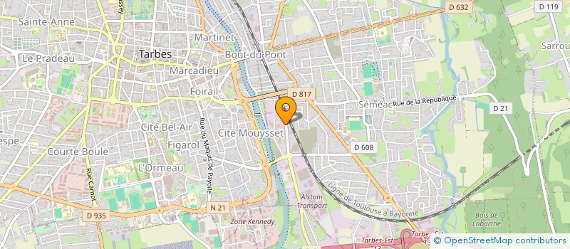 localisation de l'entreprise MONSIEUR REMY DELUC  SEMEAC