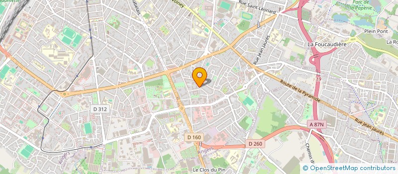 localisation de l'entreprise MONSIEUR REMY DEMEILLERS à ANGERS