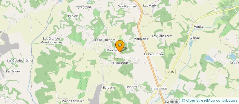 localisation de l'entreprise MONSIEUR REMY DENUEL à SAINT LEON D'ISSIGEAC