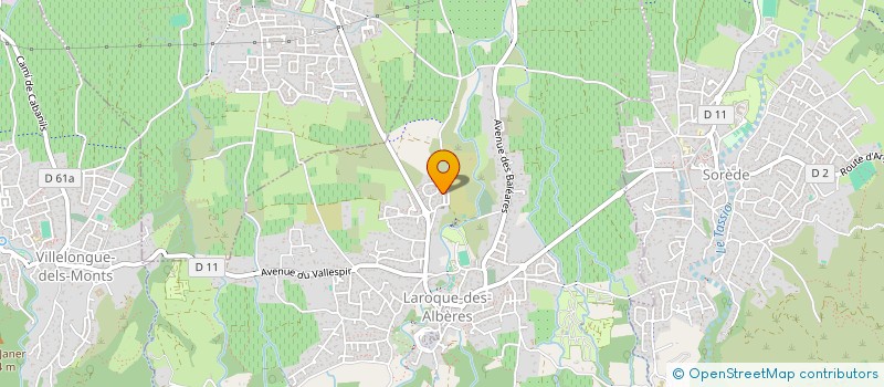 localisation de l'entreprise MONSIEUR REMY DESLAURIERS  LAROQUE-DES-ALBERES