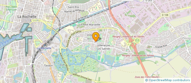 localisation de l'entreprise MONSIEUR REMY DESMET  LA ROCHELLE