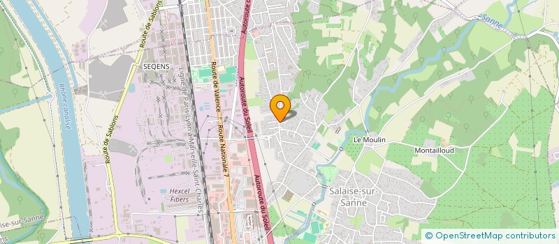 localisation de l'entreprise MONSIEUR REMY DI CESARE  SALAISE-SUR-SANNE