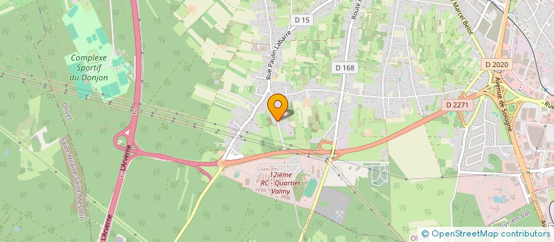 localisation de l'entreprise MONSIEUR REMY DILIGENT  MEZIERES-LEZ-CLERY