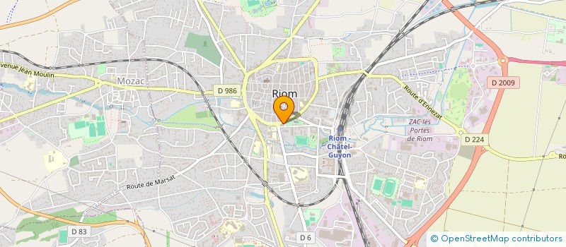 localisation de l'entreprise MONSIEUR REMY DOS SANTOS  RIOM