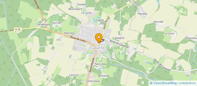 localisation de l'entreprise MONSIEUR REMY DUFFOUR à GABARRET