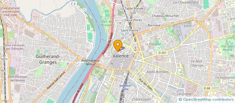 localisation de l'entreprise MONSIEUR REMY DUGAND  VALENCE