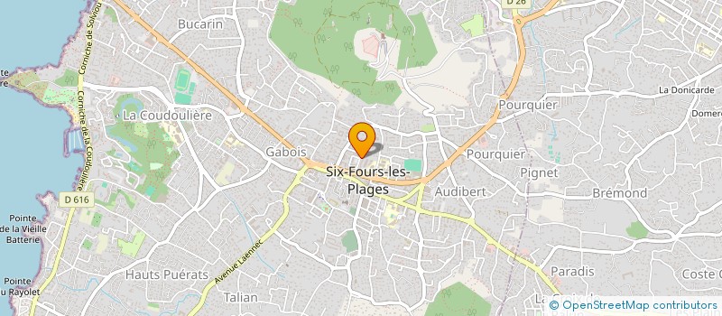 localisation de l'entreprise MONSIEUR REMY DULAC à SIX-FOURS-LES-PLAGES