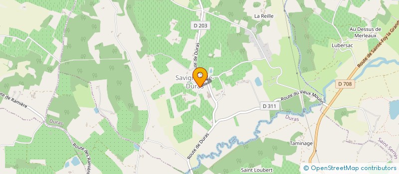 localisation de l'entreprise MONSIEUR REMY DUMON à SAVIGNAC-DE-DURAS