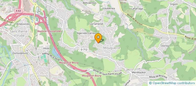 localisation de l'entreprise MONSIEUR REMY DUPEROU  MOUGUERRE