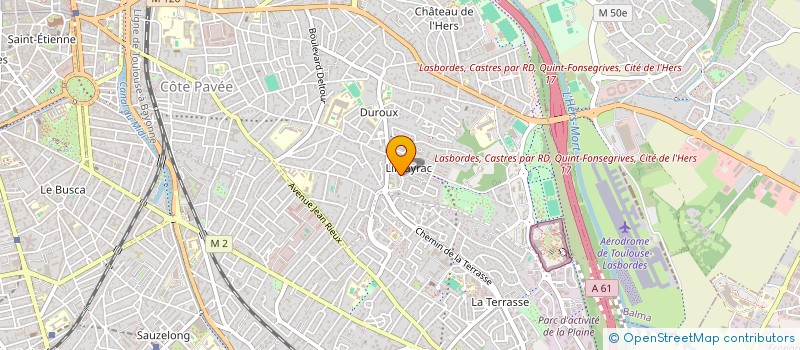 localisation de l'entreprise MONSIEUR REMY DUPUY à TOULOUSE
