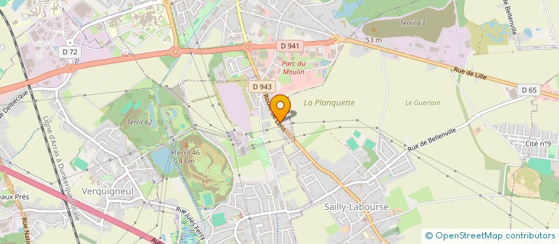 localisation de l'entreprise MONSIEUR REMY DURIEZ  BEUVRY