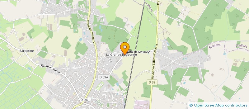 localisation de l'entreprise MONSIEUR REMY DUVAL à SOULLANS