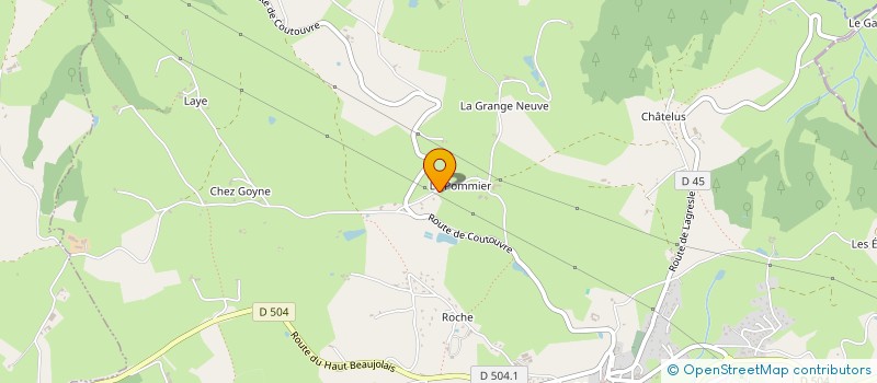 localisation de l'entreprise MONSIEUR REMY DUVERGER  MONTAGNY