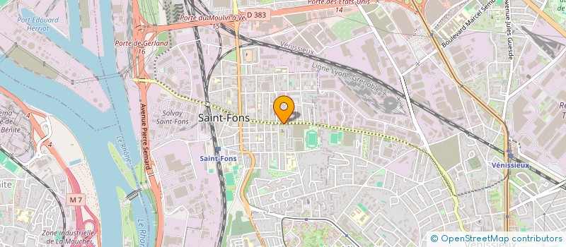 localisation de l'entreprise MONSIEUR REMY EBANEGA EKWA  SAINT-FONS