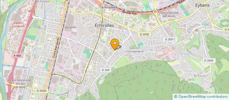 localisation de l'entreprise MONSIEUR REMY EMERY  ECHIROLLES