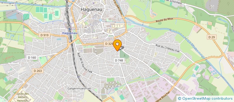 localisation de l'entreprise MONSIEUR REMY ERTZINGER à HAGUENAU