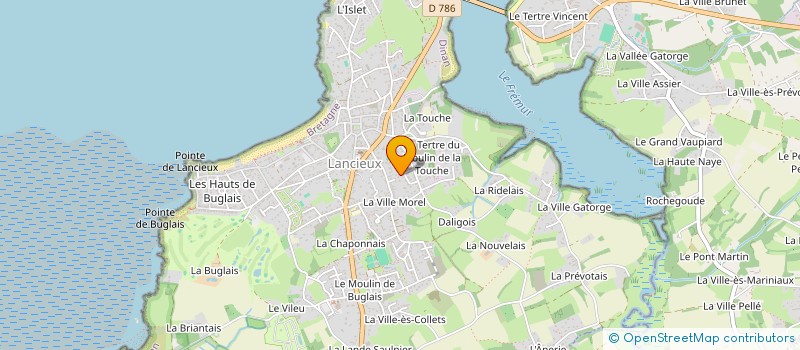 localisation de l'entreprise MONSIEUR REMY ERUSSARD  LANCIEUX