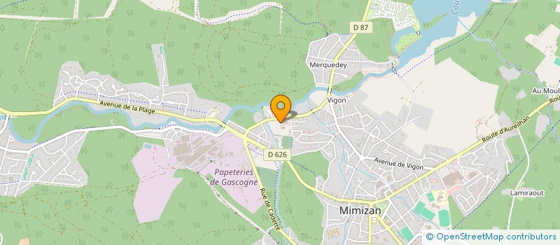 localisation de l'entreprise MONSIEUR REMY ESTORD  MIMIZAN