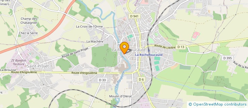 localisation de l'entreprise MONSIEUR REMY-FABIEN D'AMBROSO  LA ROCHEFOUCAULD-EN-ANGOUMOIS