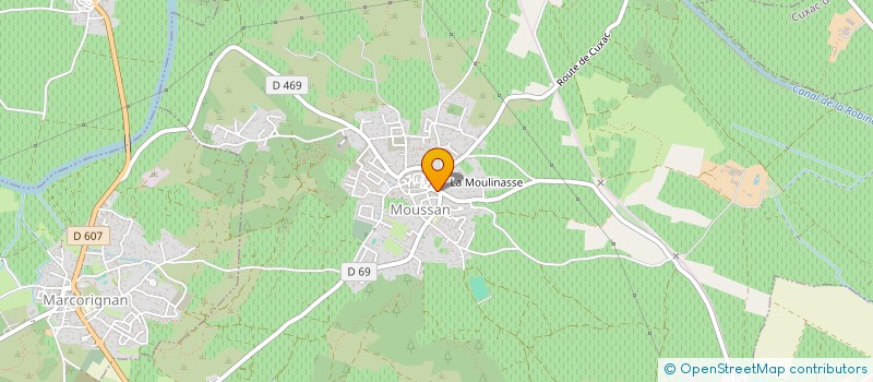 localisation de l'entreprise MONSIEUR REMY FABRE  MOUSSAN