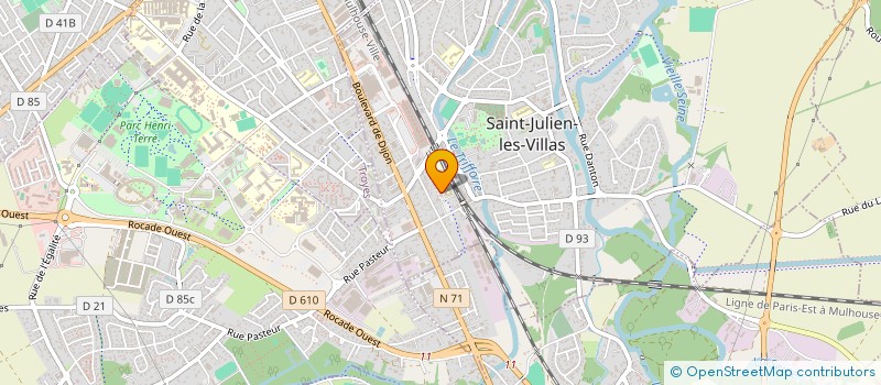 localisation de l'entreprise MONSIEUR REMY FAGEOT  SAINT-JULIEN-LES-VILLAS