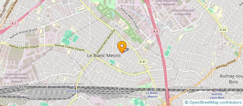 localisation de l'entreprise MONSIEUR REMY FELLEMANN à LE BLANC-MESNIL
