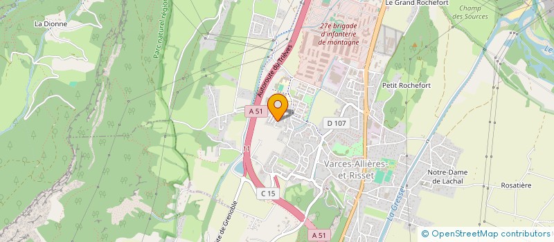 localisation de l'entreprise MONSIEUR REMY FENEON  VARCES-ALLIERES-ET-RISSET