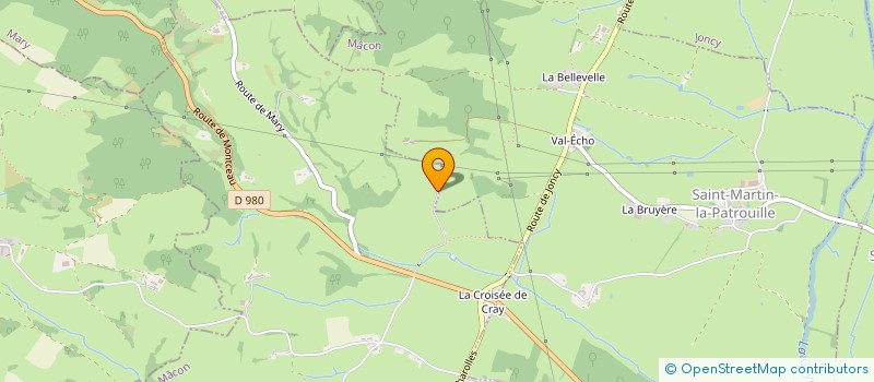 localisation de l'entreprise MONSIEUR REMY FERNANDES  SAINT-MARCELIN-DE-CRAY