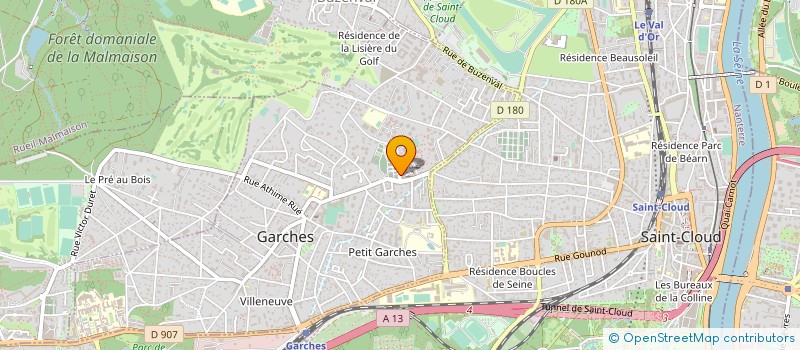 localisation de l'entreprise MONSIEUR REMY FEVRIER à GARCHES