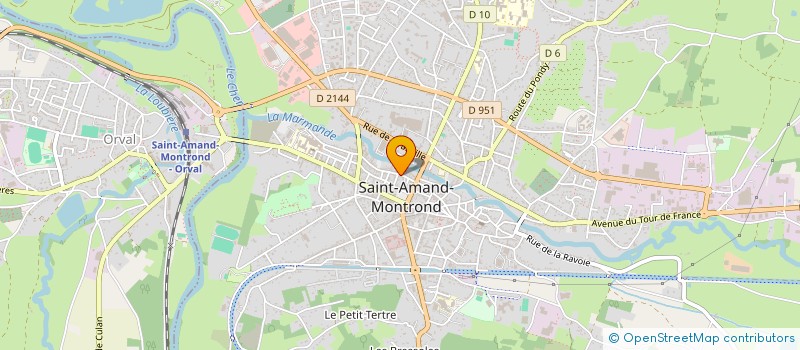 localisation de l'entreprise MONSIEUR REMY FILIOL  SAINT-AMAND-MONTROND