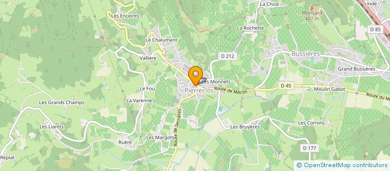 localisation de l'entreprise MONSIEUR REMY FORTUNE à PIERRECLOS