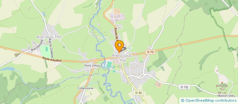 localisation de l'entreprise MONSIEUR REMY FOUCHENNERET à PRECY-SOUS-THIL