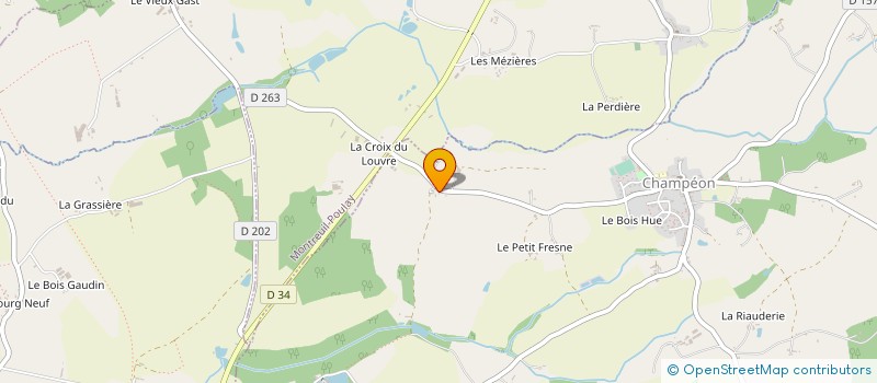 localisation de l'entreprise MONSIEUR REMY FRANGEUL à MONTREUIL-POULAY