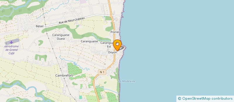 localisation de l'entreprise MONSIEUR REMY FRENAY  CAPESTERRE BELLE EAU