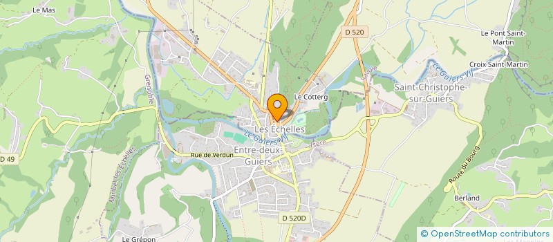 localisation de l'entreprise MONSIEUR REMY FROMAGET  LES ECHELLES