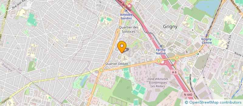 localisation de l'entreprise MONSIEUR REMY GABA  GRIGNY