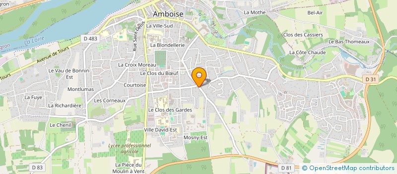 localisation de l'entreprise MONSIEUR REMY GADEBOIS  AMBOISE