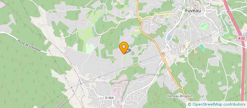 localisation de l'entreprise MONSIEUR REMY GADILHE  FUVEAU