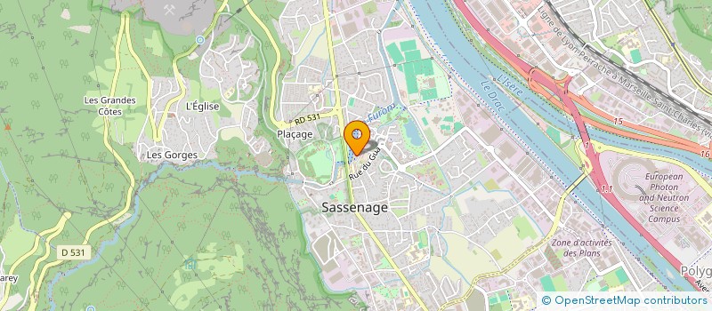 localisation de l'entreprise MONSIEUR REMY GALLO  SASSENAGE