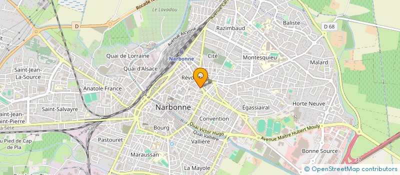 localisation de l'entreprise MONSIEUR REMY GARCIA  NARBONNE