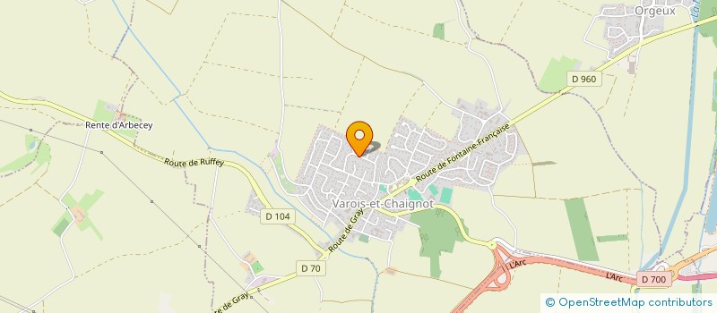 localisation de l'entreprise MONSIEUR REMY GEOFFROY  VAROIS-ET-CHAIGNOT