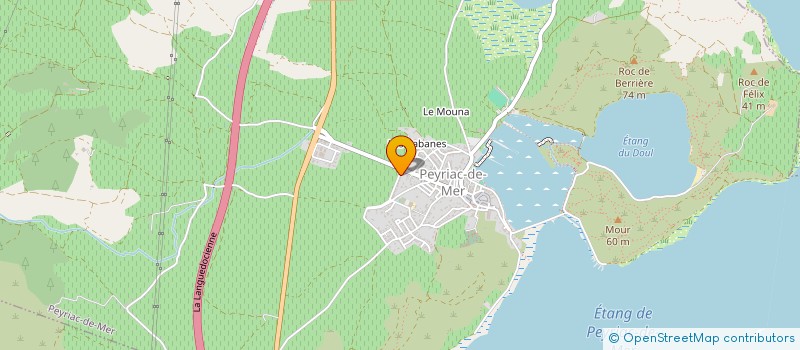 localisation de l'entreprise MONSIEUR REMY GERSTEL  PEYRIAC DE MER