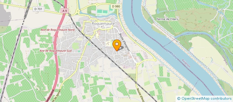 localisation de l'entreprise MONSIEUR REMY GIBERT  ROQUEMAURE