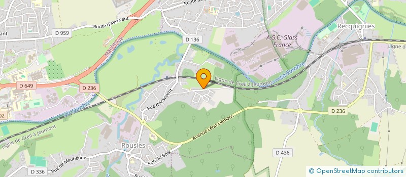 localisation de l'entreprise MONSIEUR REMY GILAIN  ROUSIES