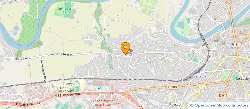 localisation de l'entreprise MONSIEUR REMY GINESTET à ALBI