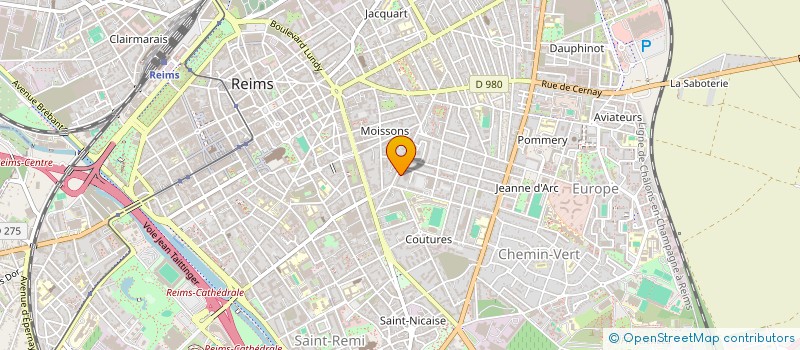 localisation de l'entreprise MONSIEUR REMY GIRY  REIMS