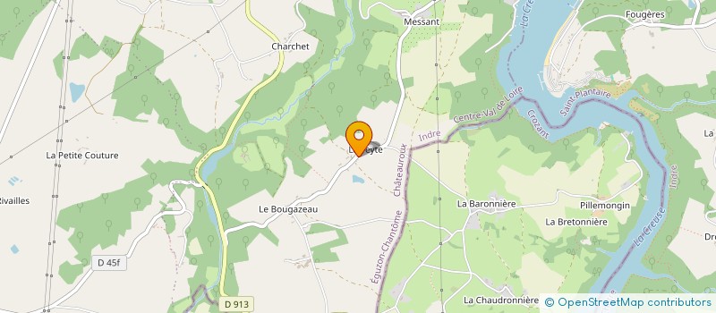 localisation de l'entreprise MONSIEUR REMY GLEMEE à EGUZON-CHANTOME